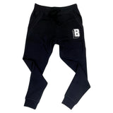 CLASSIC "B" BRICKHOUSE BOXING CLUB SWEATPANTS – BLACK