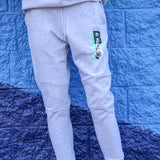 BRICKHOUSE "B" GLOVES GREY JOGGERS