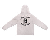 BRICKHOUSE LIGHTWEIGHT QUARTER ZIP HOODED WINDBREAKER (SMOKE)