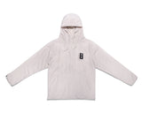 BRICKHOUSE LIGHTWEIGHT QUARTER ZIP HOODED WINDBREAKER (SMOKE)