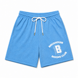 CLASSIC "B" BRICKHOUSE BOXING CLUB MESH SHORTS – BABY BLUE
