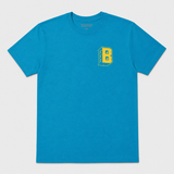 CLASSIC OG BRICKHOUSE BOXING CLUB T-SHIRT (CARIBBEAN BLUE)